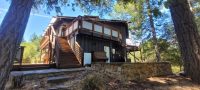 Clapp house: Decks, stairs, railings, Hardie Reveal siding, Acrylite roof overhang. 8 years later still looks like new